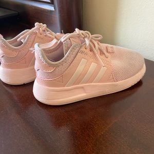 Adidas sneakers, toddler girls, pink
